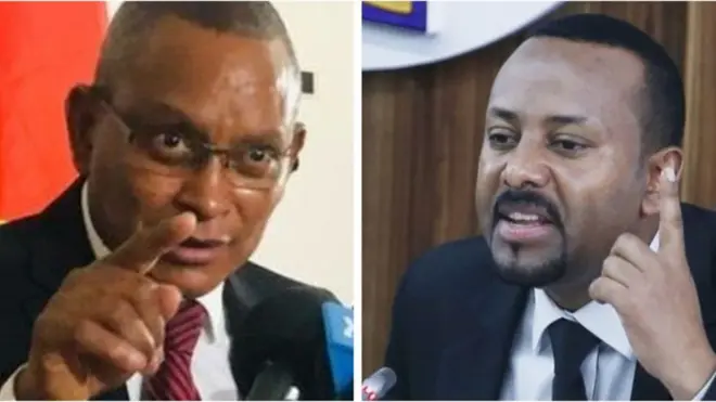 ኣመሓዳሪ ክልል ትግራይ ዶ/ር ደብረጽየን ገብረሚካኤል ምስ ቀዳማይ ሚኒስተር ኢትዮጵያ ኣቢይ ኣሕመድ