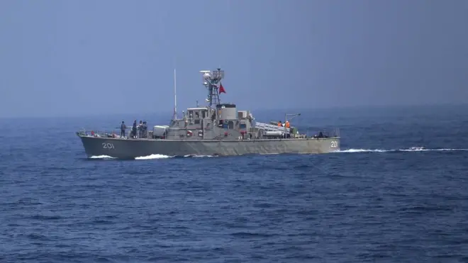 سفن البحرية الإيرانية تعرضت من قبل لحوادث مماثلة (أرشيف).