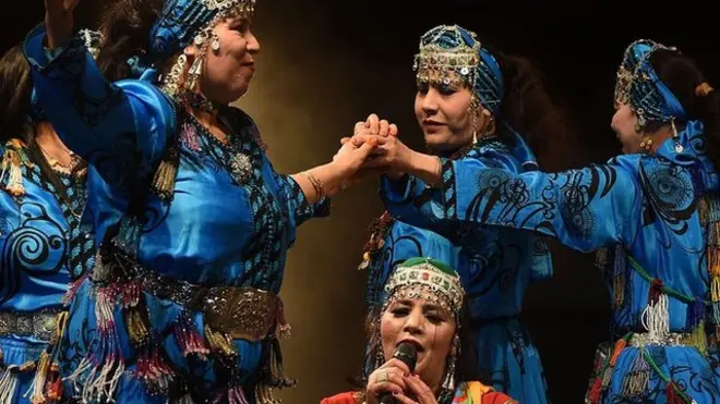 صورة أرشيفية من احتفالات الأمازيغ برأس السنة الأمازيغية. يناير/كانون الثاني 2015