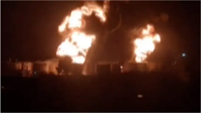 Бєлгород, пожежа на нафтобазі