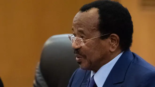 Paul Biya, président du Cameroun