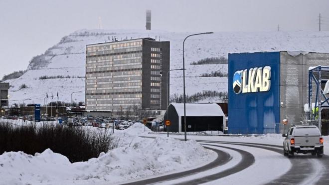 Mina de hierro de la minera estatal sueca LKAB en Kiruna, lugar donde se detectó el yacimiento de tierras raras.