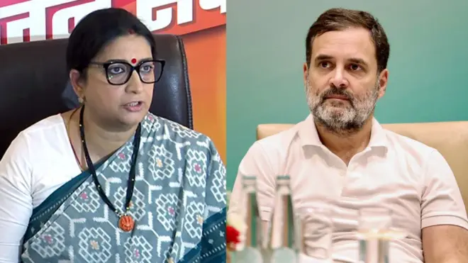 स्मृती इराणी आणि राहुल गांधी