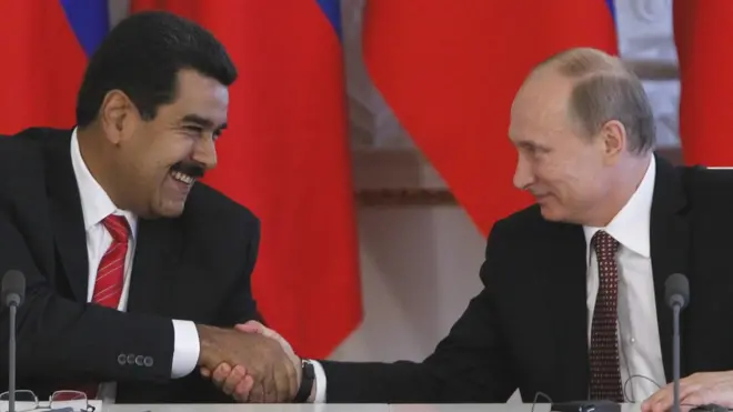 Maduro viajó recientemente a Rusia para ultimar acuerdos bilaterales con el gobierno de Putin.