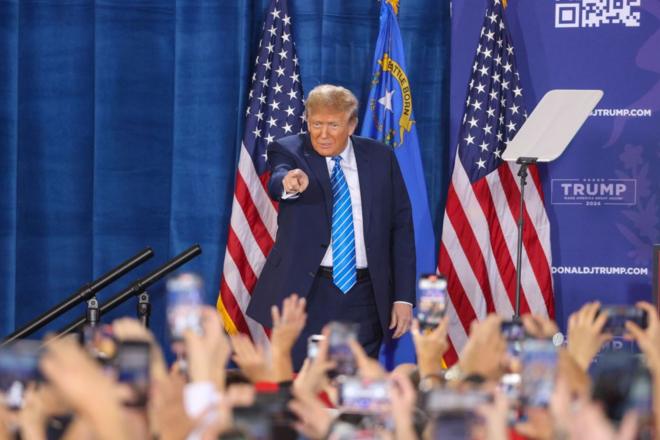 Ông Donald Trump vận động tranh cử tại Las Vegas, Nevada