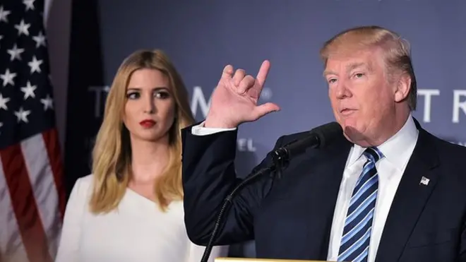 ترامپ و ایوانکا