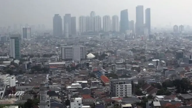 జకర్తాలోని దాదాపు సగం ప్రాంతం ఇప్పుడు సముద్ర మట్టానికి దిగువన ఉంది.