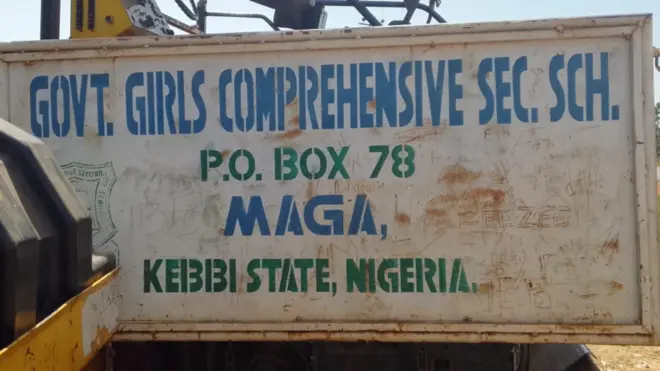 Signboard of GGCSS Maga, Kebbi State