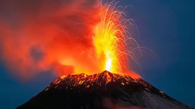 Vulcão Popocatépetlapp blaze oficialerupção