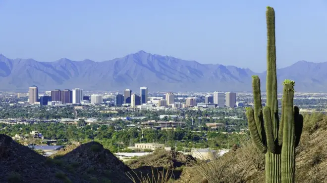 Phoenix está a las puertas del desierto de Sonora.