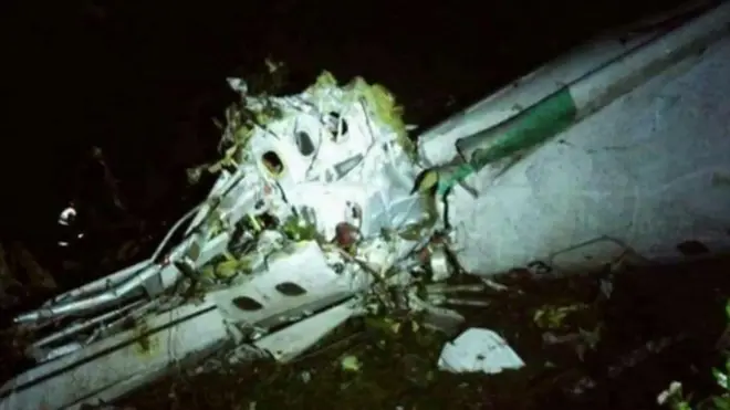 Крушение самолета в Колумбии