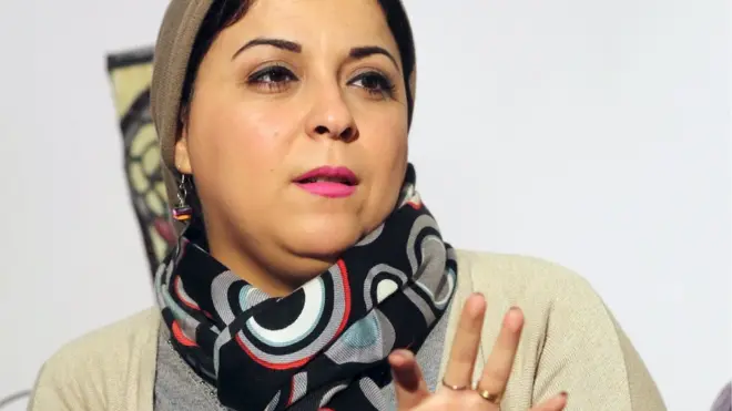 Esraa Abdel Fattah says "some people consider us as traitors and agents"