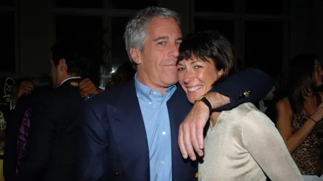 Jeffrey Epstein y Maxwell