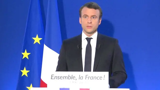الرئيس الفرنسي المنتخب ايمانويل ماكرون
