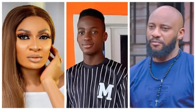 May, Late son and Yul Edochie