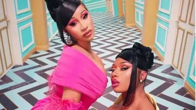 Cardi B reveal fotos of WAP music video wit Megan Thee Stallion