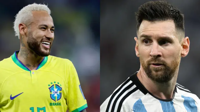 নেইমার ও মেসি