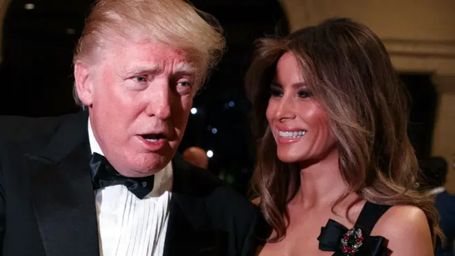 ترامب وزوجته ميلانيا