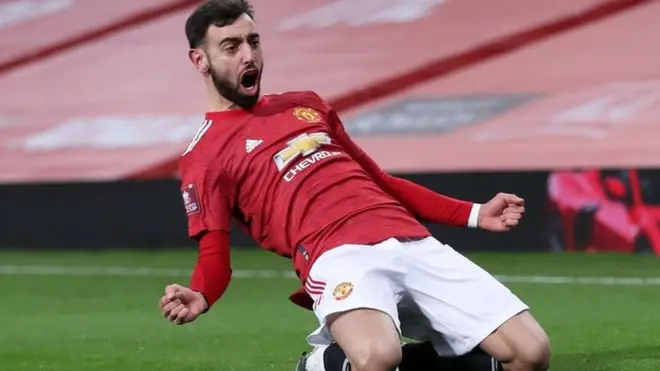 برونو فرنانديز خطف الفوز لفريق مانشستر يونايتد