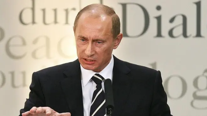 10 февраля 2007 года президент России Владимир Путин на Мюнхенской конференции по вопросам политики безопасности