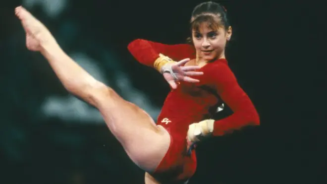 Dominique Moceanu competed at the 1996 Games aged 14