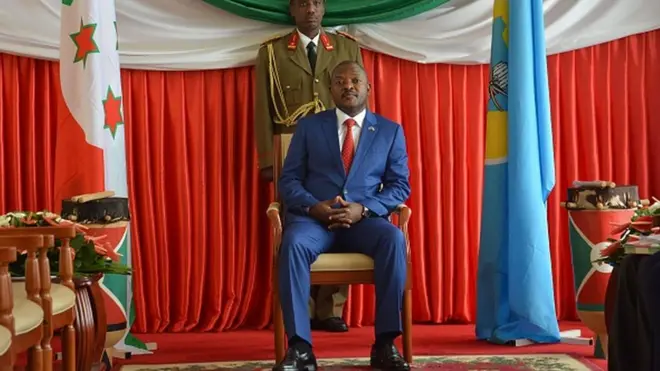 President Nkurunziza don win election enter office as di president