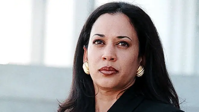 Alameda County deputy district attorney Kamala Harris at the Alameda County Superior Court in Oakland, California on 28 March 1997.