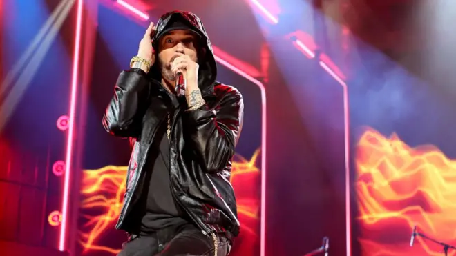 Eminem en tarima