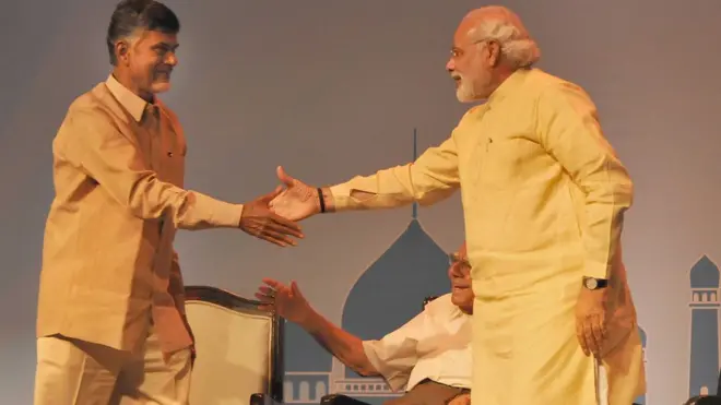 चंद्रबाबू नायडू और मोदी