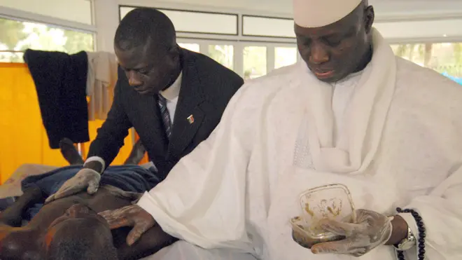 Former Gambian president Yahya Jammeh