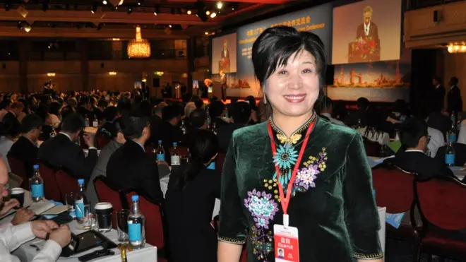 英中贸易协会（CBBC）在伦敦欢迎广东省委书记胡春华带领的大型商贸代表团。广东的女企业家许卫表示对英国良好的环境印象深刻。