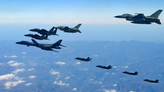 تجري الولايات المتحدة وكرويا الجنوبية مناورات عسكرية مشتركة تستمر حتى الجمعة