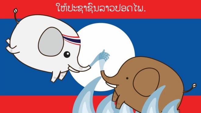 หนึ่งในภาพการ์ตูนแทนข้อความให้กำลังใจจาก SISIDEA ศิลปินชาวไทยที่ถูกส่งต่อในโซเชียลมีเดีย