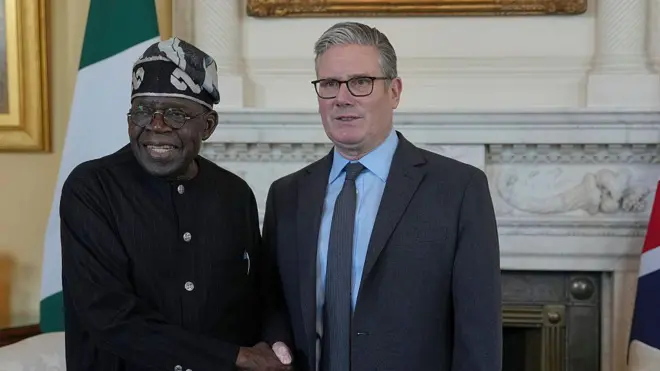 President Bola Tinubu and Keir Starmer