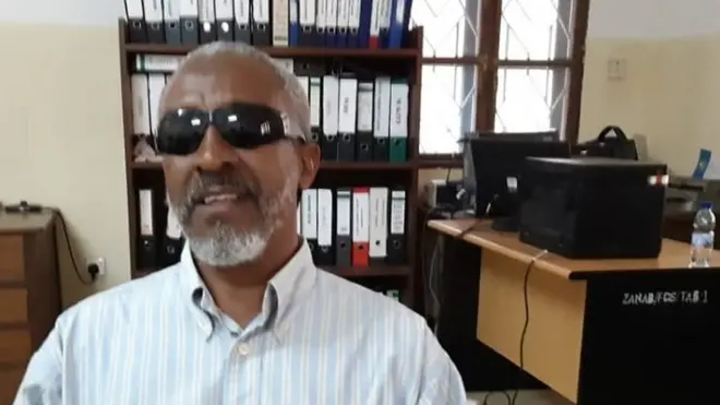 Adili Mohammed Ali Mratibu wa Jumuia ya Wasioona Zanzibar.