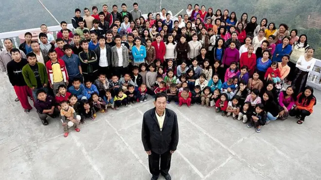 Chana is believed to head the world's largest family
