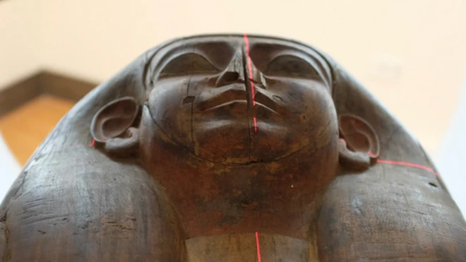 Сканирование саркофага