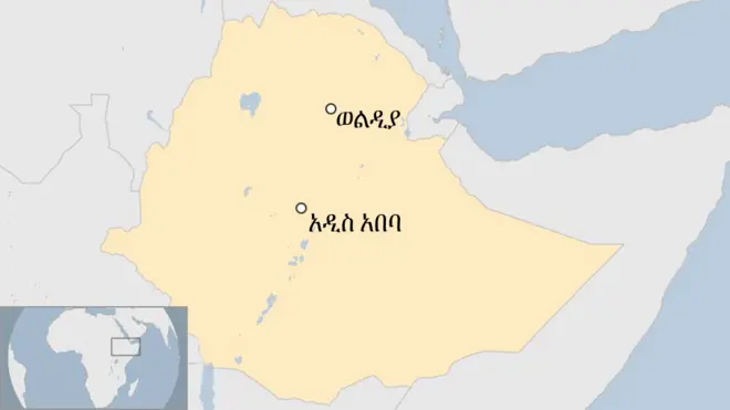 ወልዲያ ካርታ