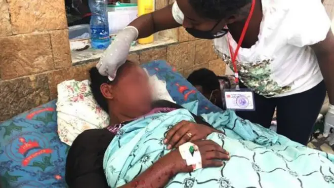 ሓንቲ ግዳይ ናይቲ ደብዳብ ሕክምና እናተገብረላ