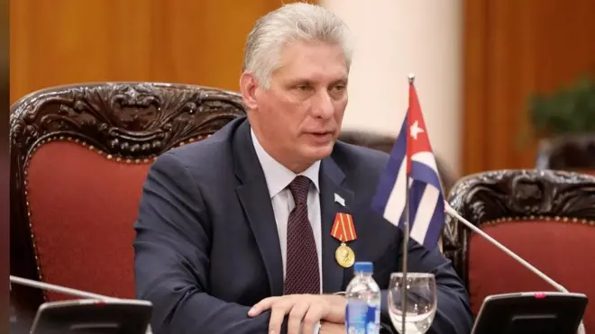 Chủ tịch Cuba Miguel Diaz-Canel trong chuyến thăm Hà Nội hồi tháng 11/2018