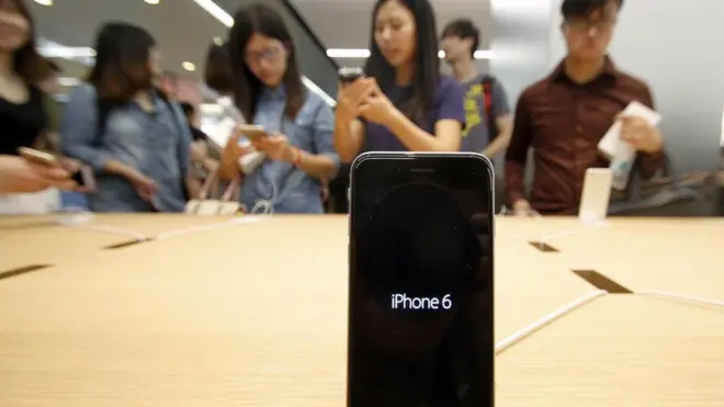 مبيعات أبل انخفضت خلال الأشهر التسعة الماضي من العام