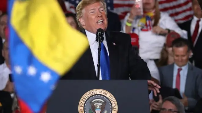 EE.UU. fue el primero de más de 50 países en reconocer como presidente interino de Venezuela al líder opositor, Juan Guaidó.