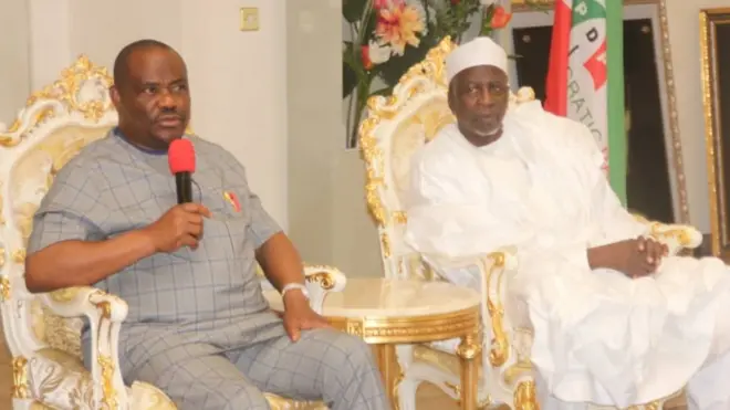 Govnor Nyesom Wike and Alhaji Attahiru Bafarawa