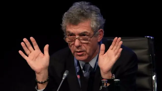 Ángel María Villar, presidente de la Federación Española de Fútbol. Su sobrina apareció muerta en México.