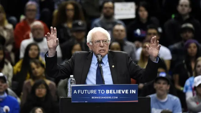 Bernie Sanders: "La lucha continúa".