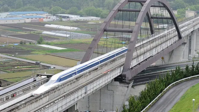 日本磁悬浮列车资料图片