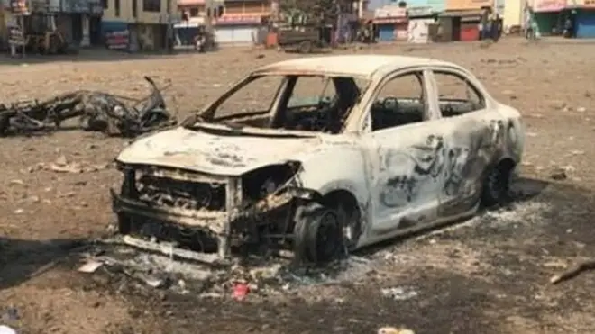 ભીમા કોરેગાવ હિંસાની પ્રતીકાત્મક તસવીર