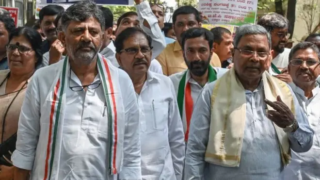 डीके शिवकुमार और सिद्धारमैया