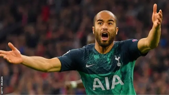 Lucas Moura, mchezaji wa kiungo cha mbele wa Tottenham