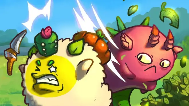 Çevrimiçi video oyunu Axie Infinity karakterleri